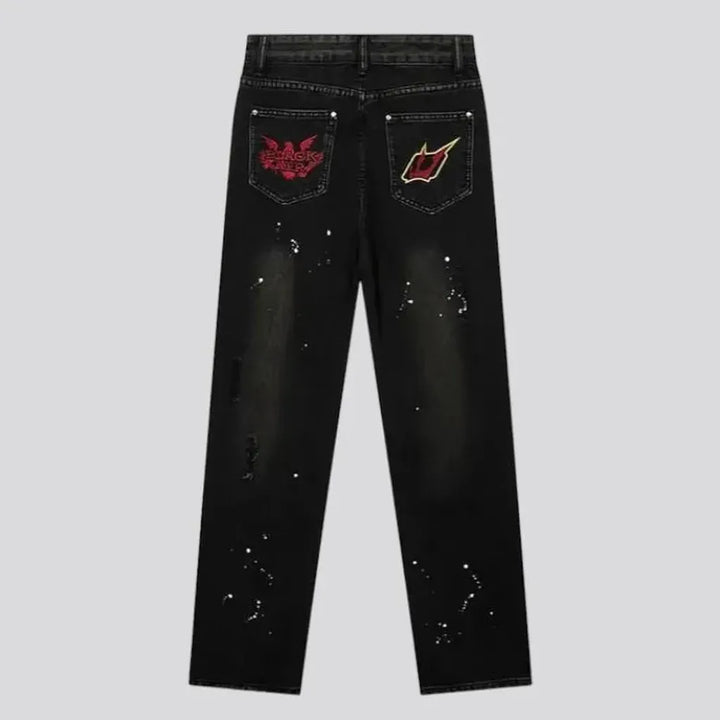 Street painted jeans
 for women