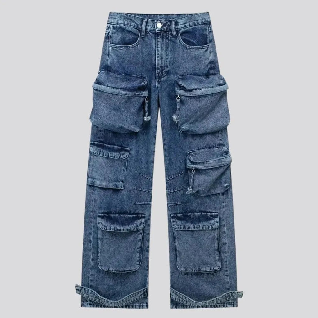 Cargo women's voluminous jeans