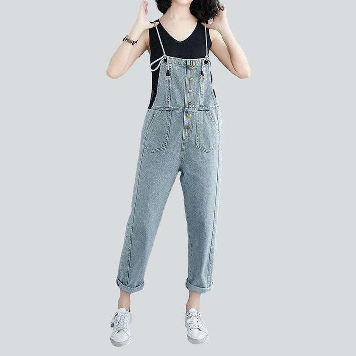 Stylish summer jeans overall