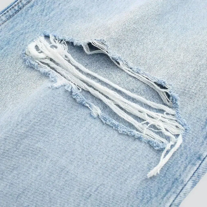 Baggy distressed jeans
 for women