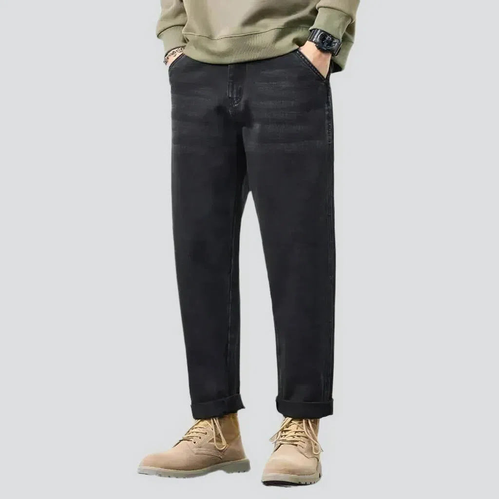 Black baggy jeans
 for men