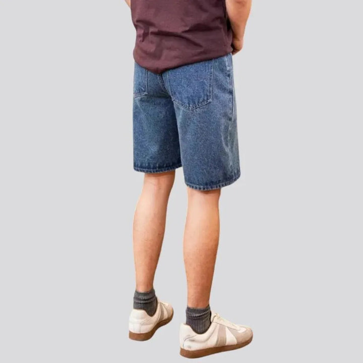 90s straight jean shorts
 for men