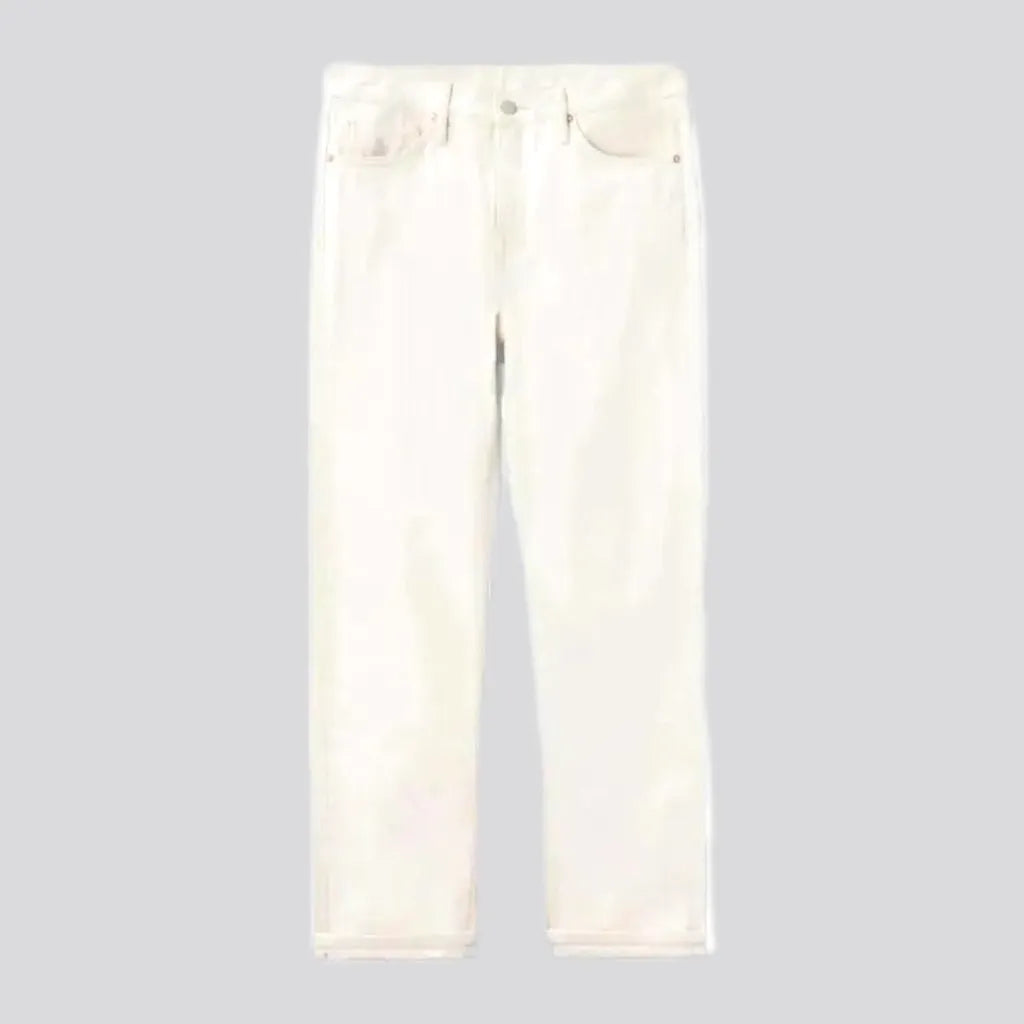 13oz high-waist self-edge jeans | Jeans4you.shop