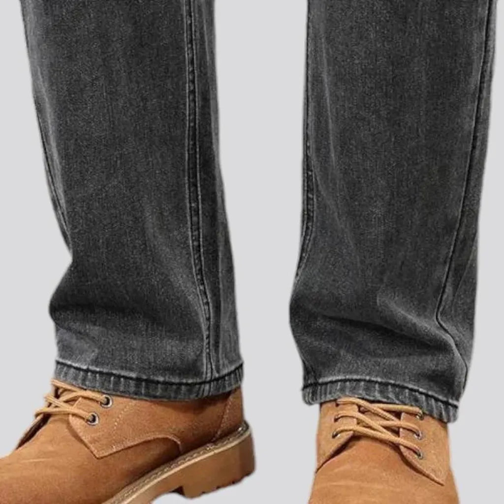 High rise men's jeans