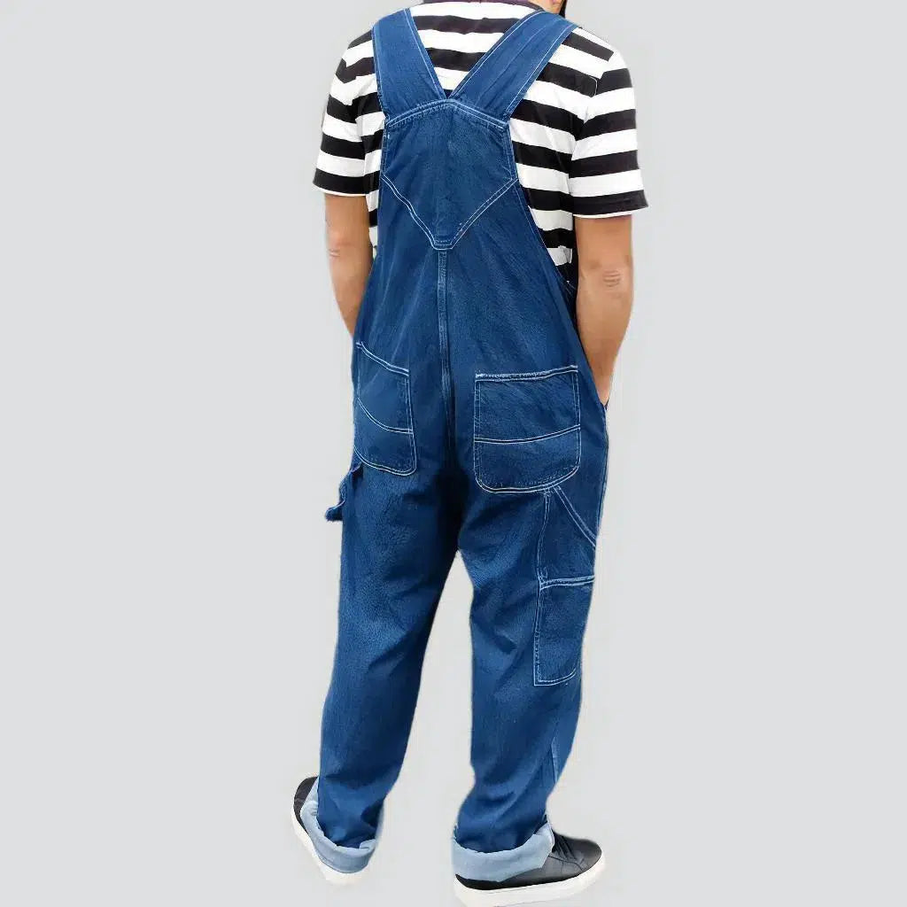 Men's denim dungaree