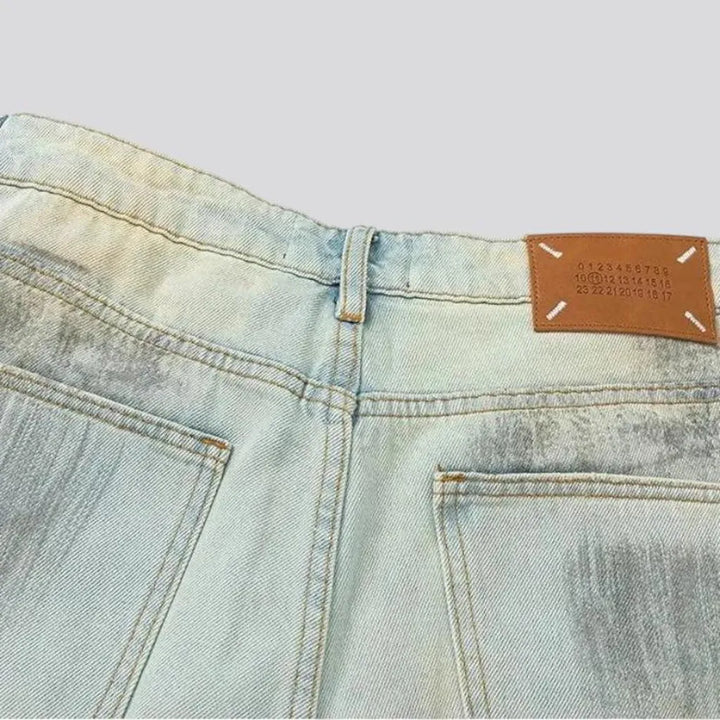 Ragged fit men's jeans