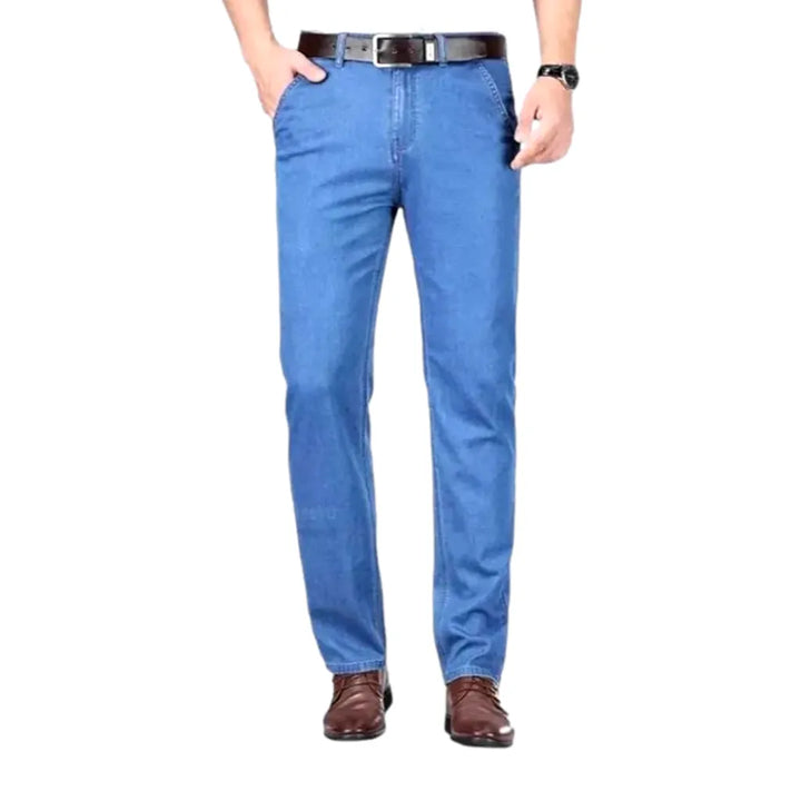 Classic Fit Men's Jeans - Light Blue