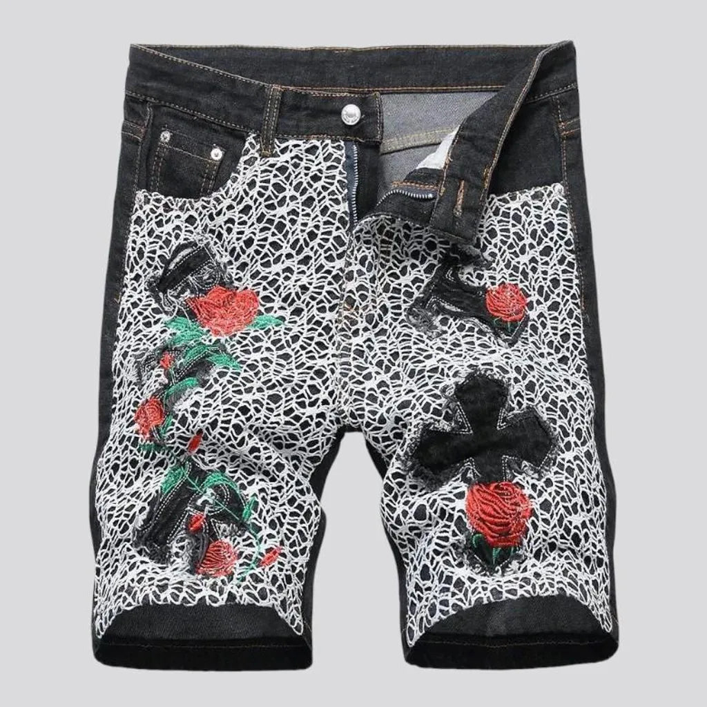 Mid-waist men's denim shorts | Jeans4you.shop