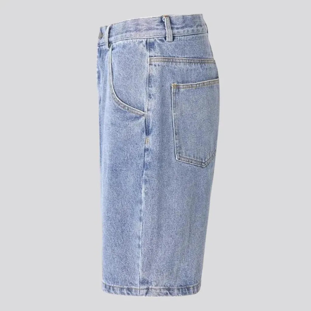 Baggy 90s women's jeans shorts