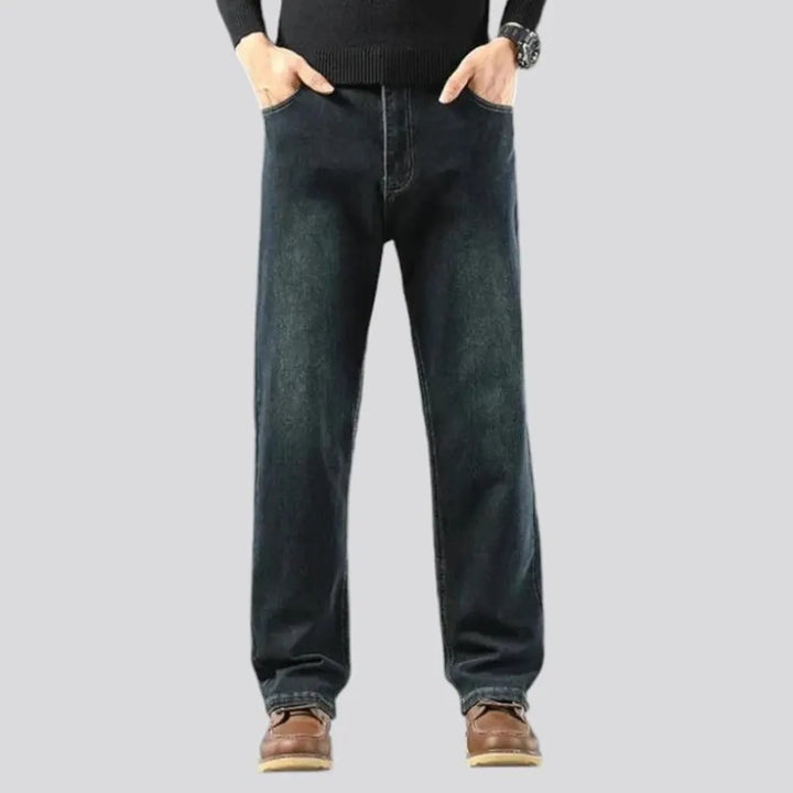 Classic dark wash men's jeans