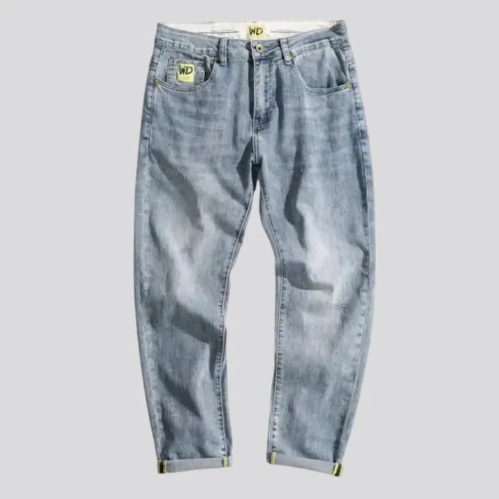 Vintage loose fit casual men's jeans