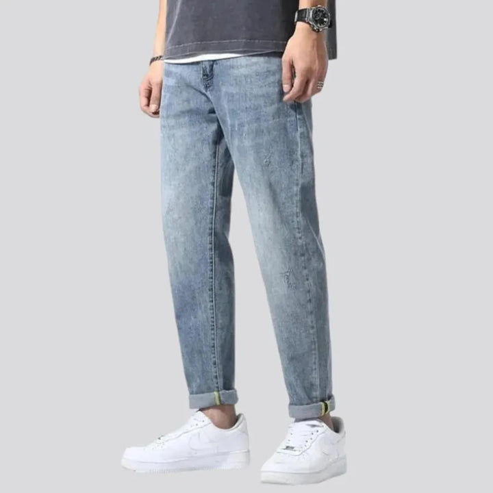 Vintage loose fit casual men's jeans