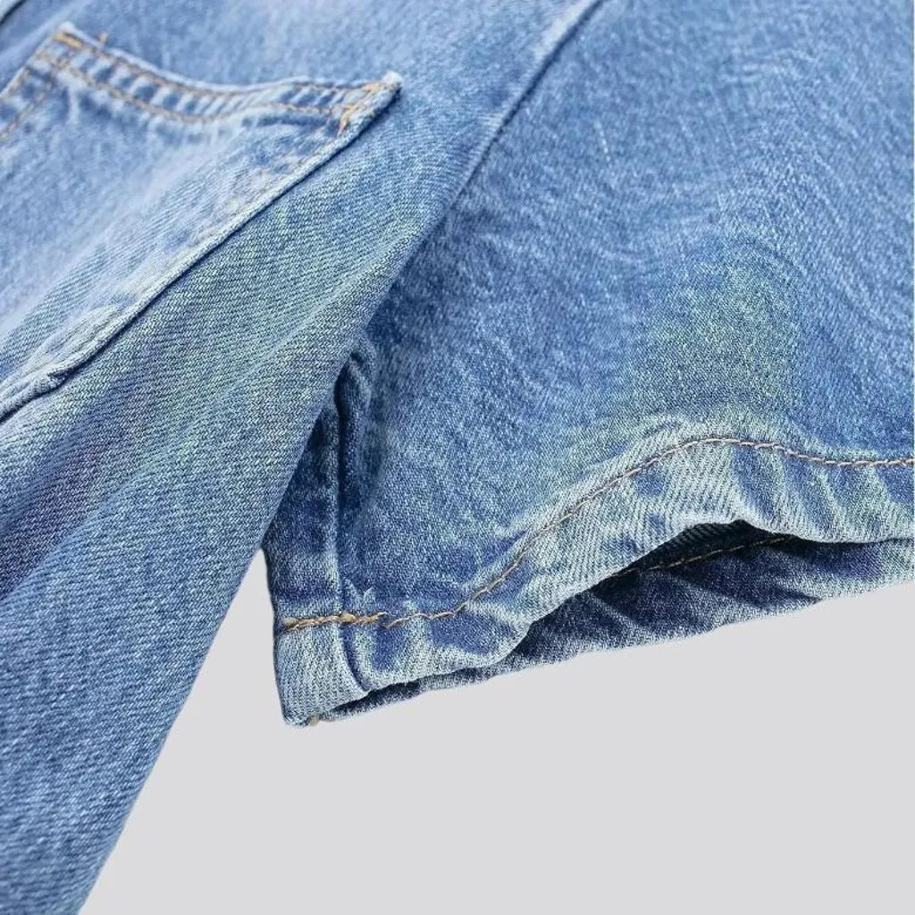 Mini vintage jeans dress
 for women