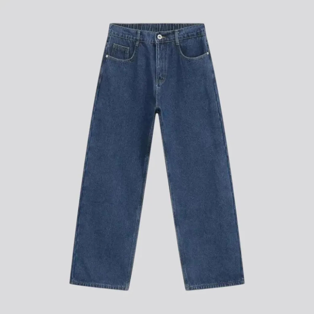 Faded wash stylish men's jeans