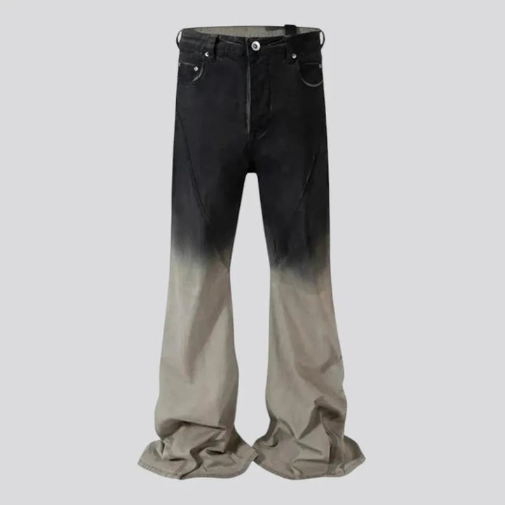 Stretchable mid waist jeans for men