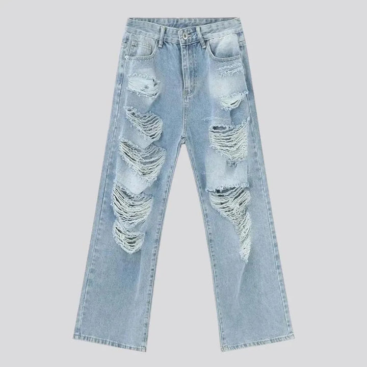 Grunge men's jeans