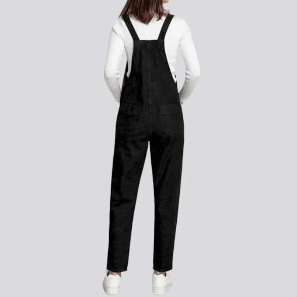 90s loose denim jumpsuit
 for women