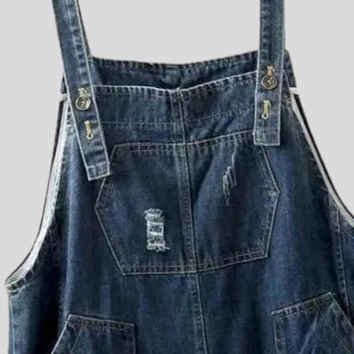 Baggy jean dungaree overall for women