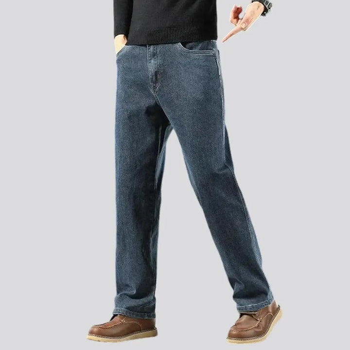 Stretchable classic men's jeans