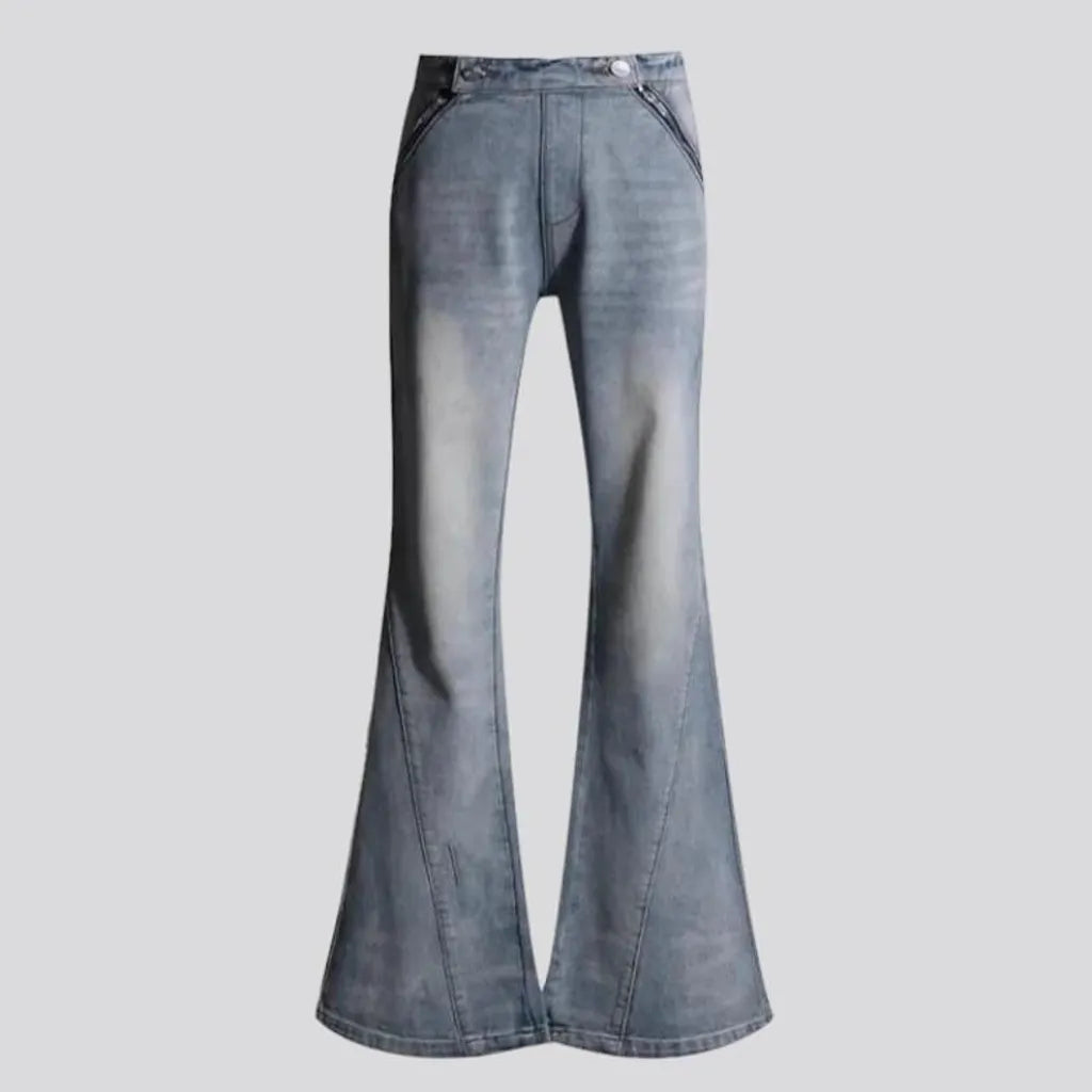 Floor-length bootcut jeans for ladies