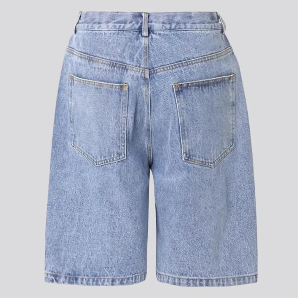 Baggy 90s women's jeans shorts