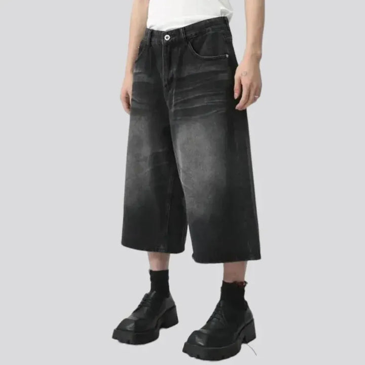 Vintage denim shorts
 for men