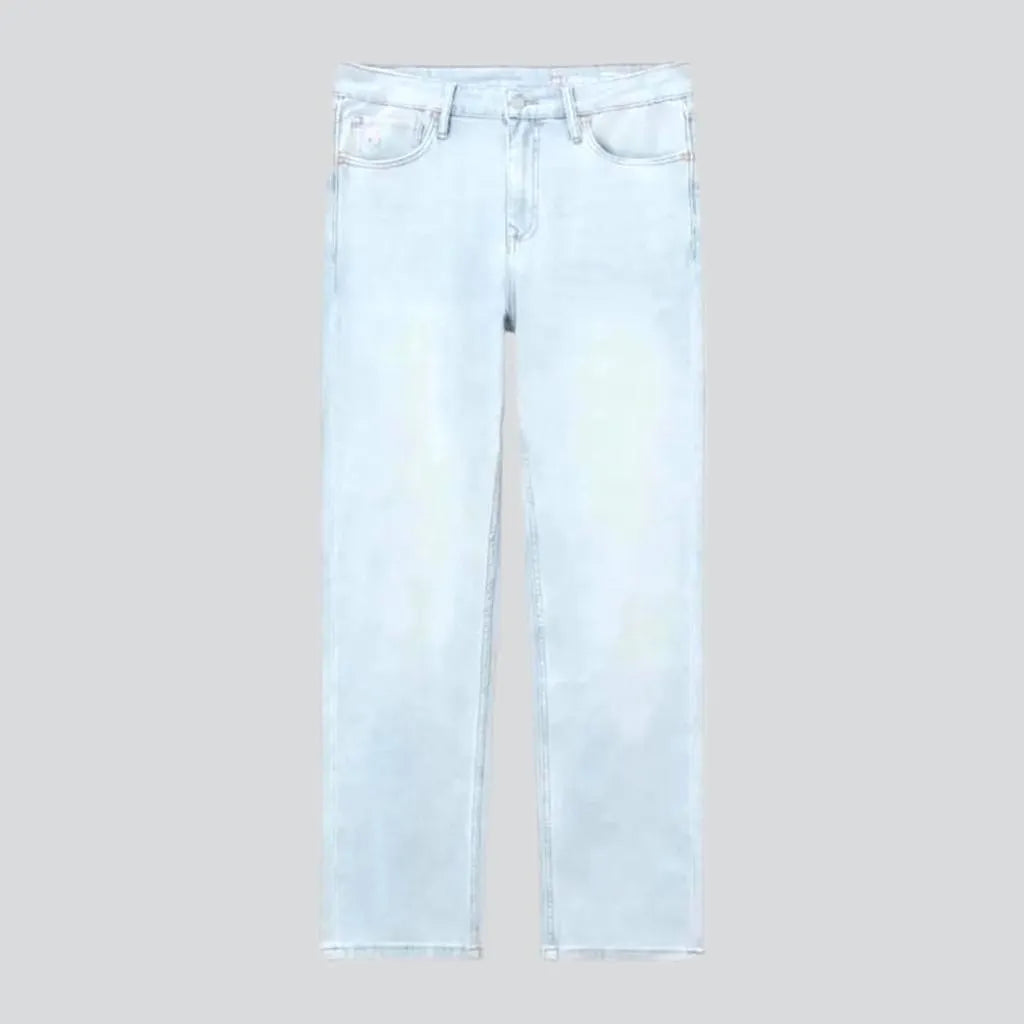 9.3oz men's high-waist jeans