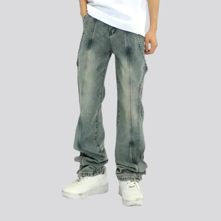 Loose Fit High Rise Retro Men's Jeans | Jeans4you.shop