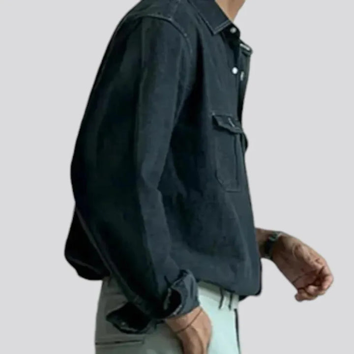 Stylish casual denim shirt for men