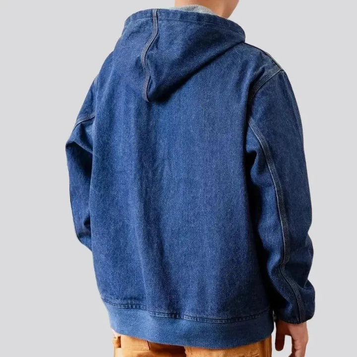High-quality 15oz denim jacket
 for men