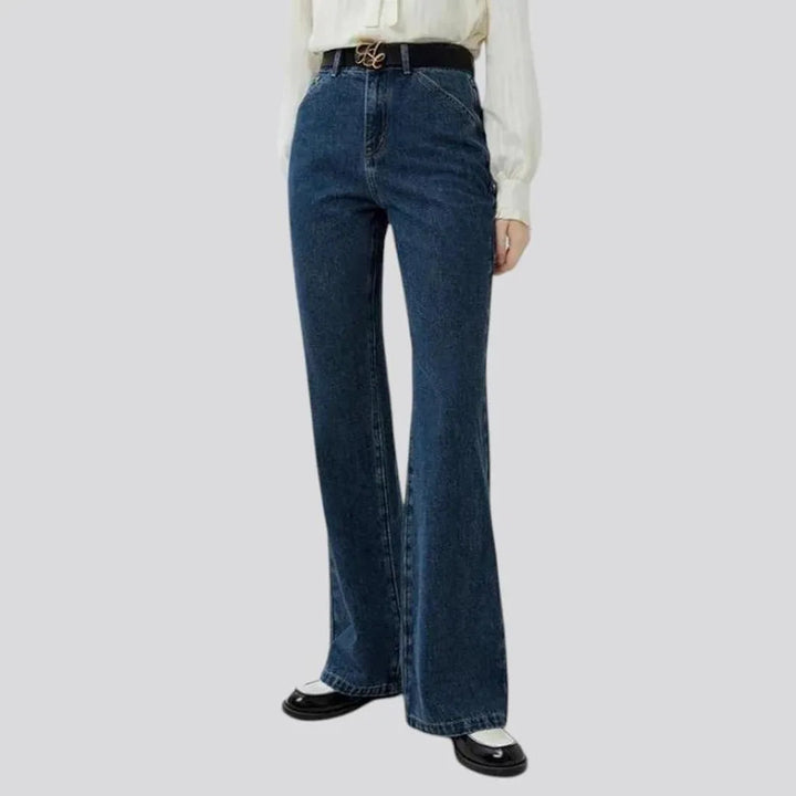 Bootcut fit dark women's jeans