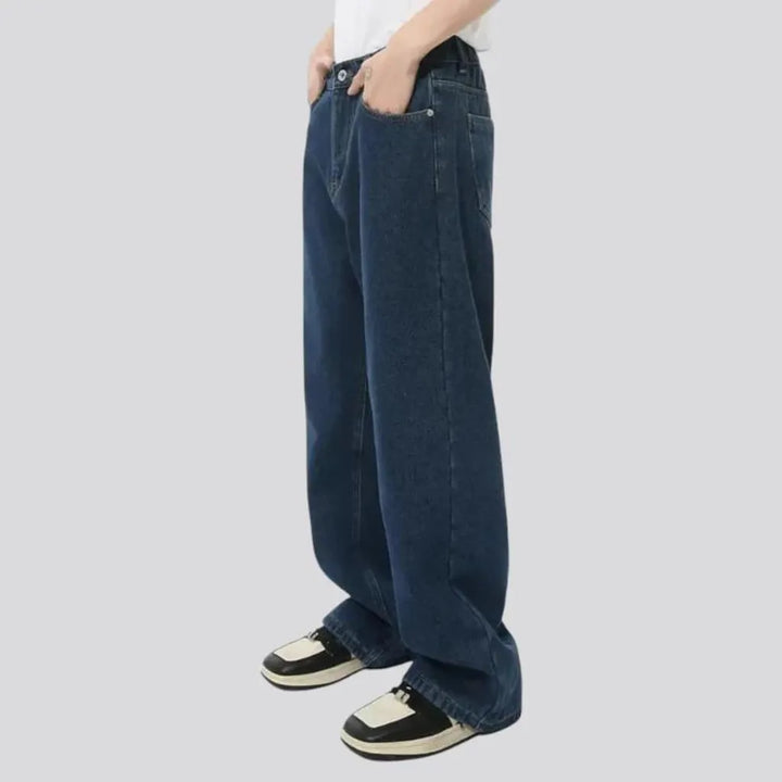 Faded wash stylish men's jeans