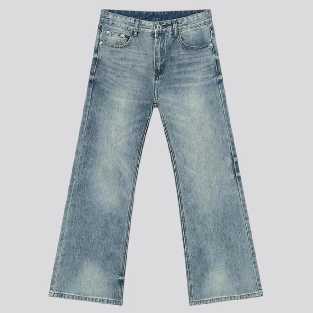 Vintage wide fit fashion men's jeans