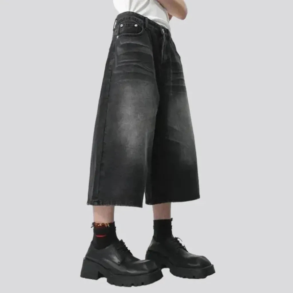 Vintage denim shorts
 for men