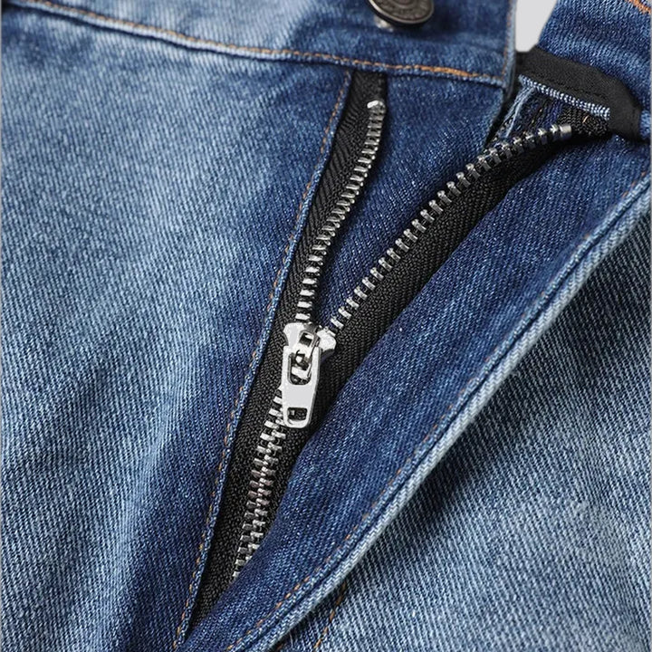 High waist jean skirt