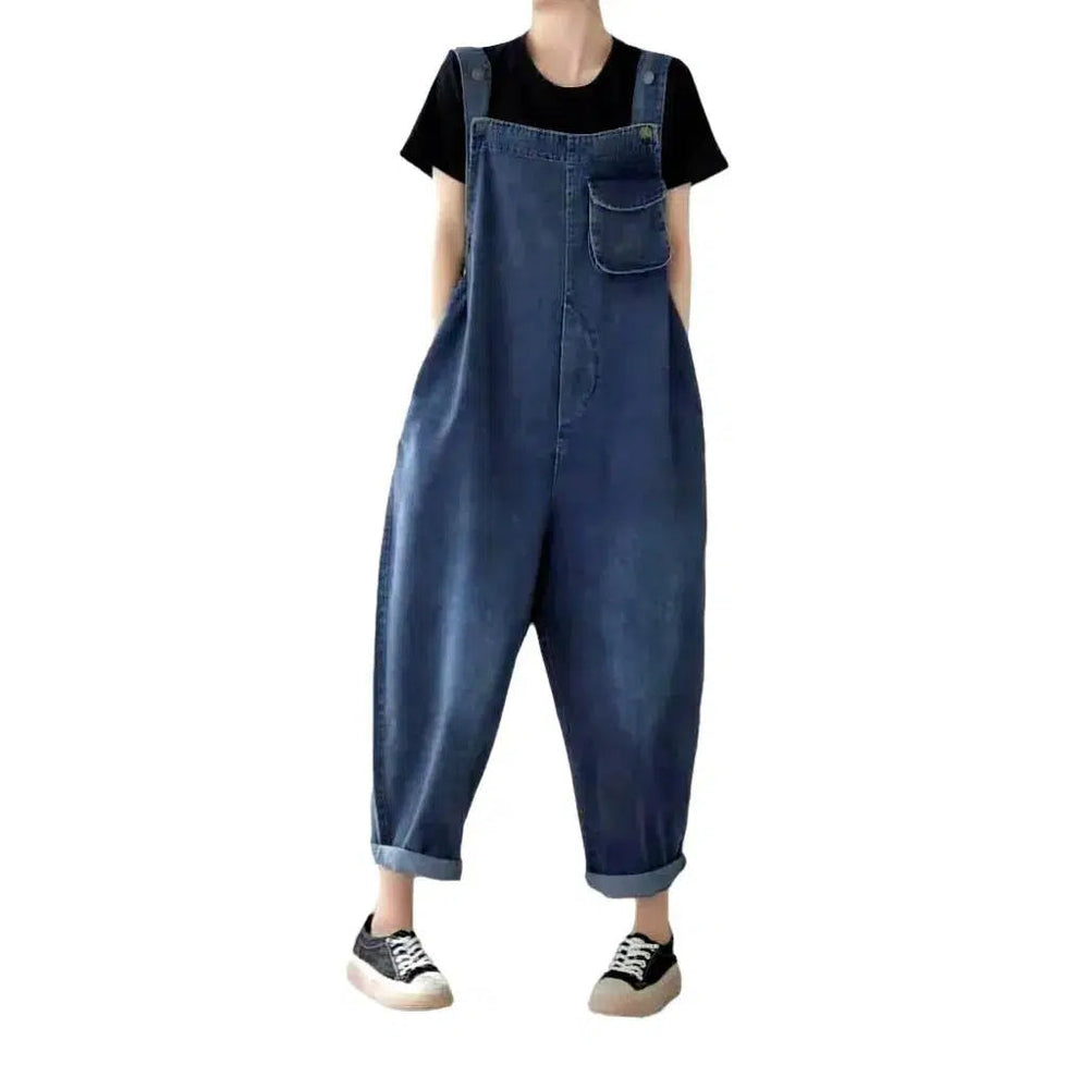 90s Jean Dungaree for Ladies - Blue