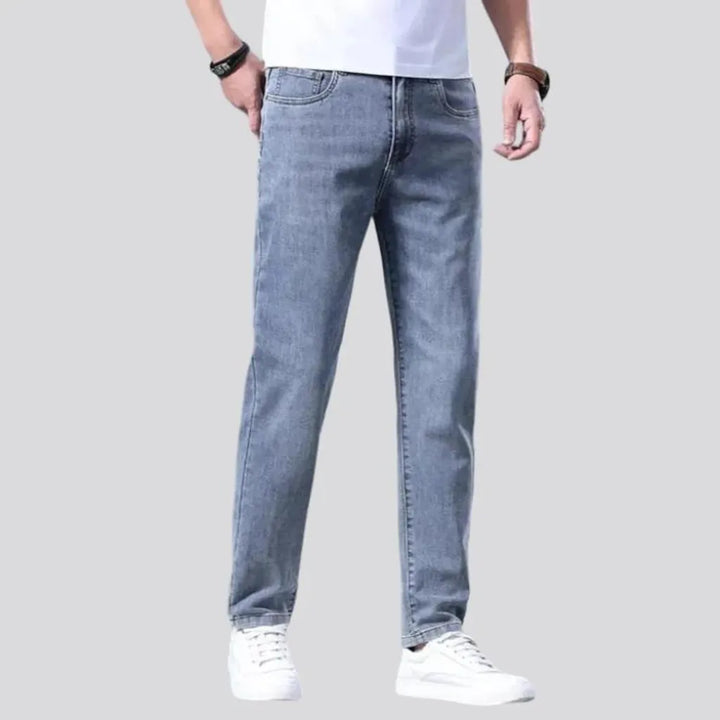 Sanded men's stretch jeans