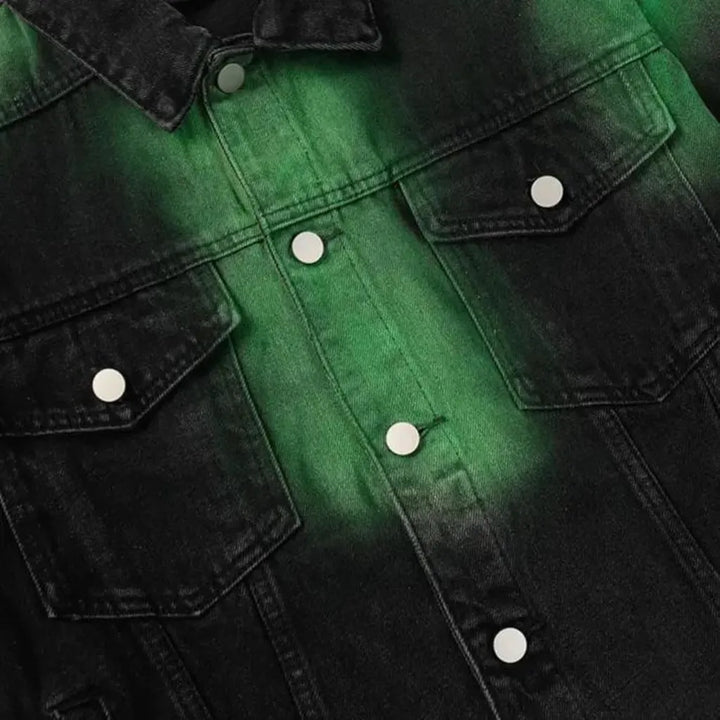 Gradient men's denim jacket