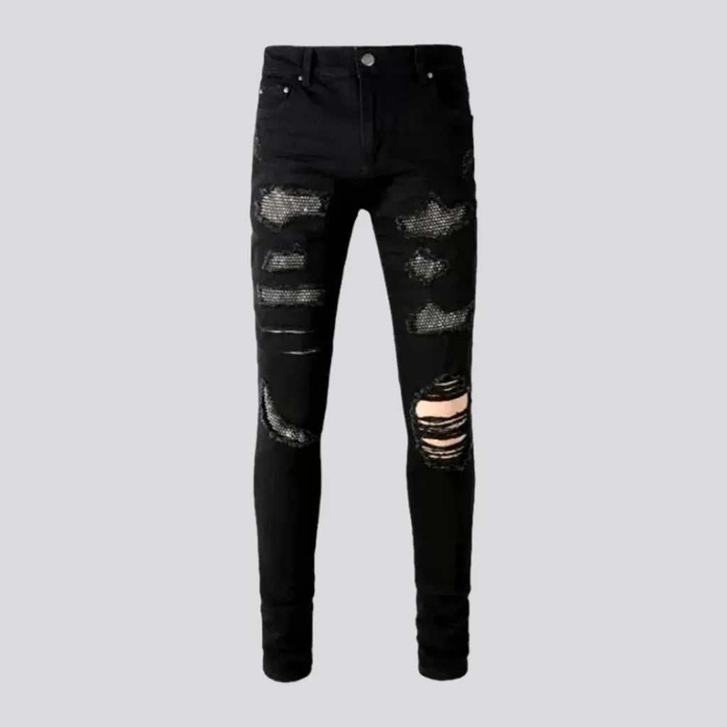 Frayed y2k jeans
 for men | Jeans4you.shop