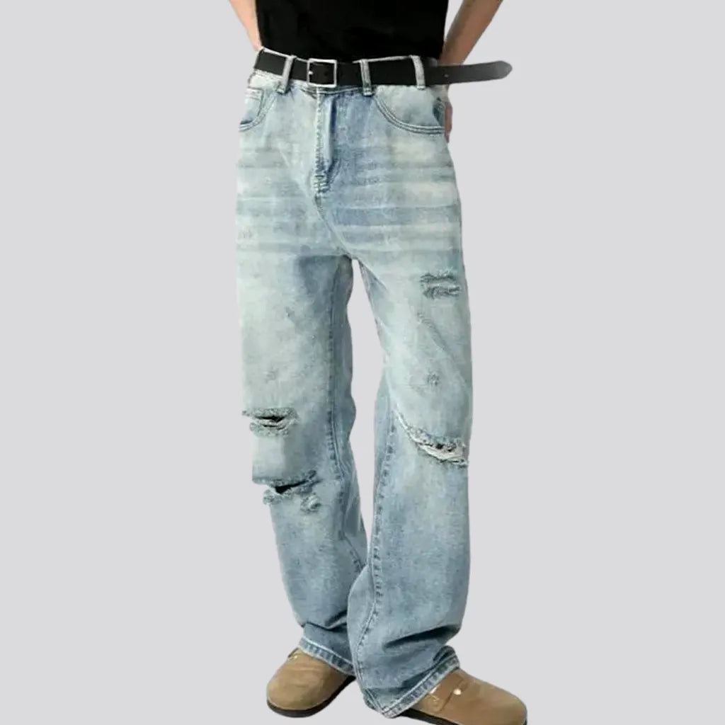 Light-wash men's baggy jeans | Jeans4you.shop