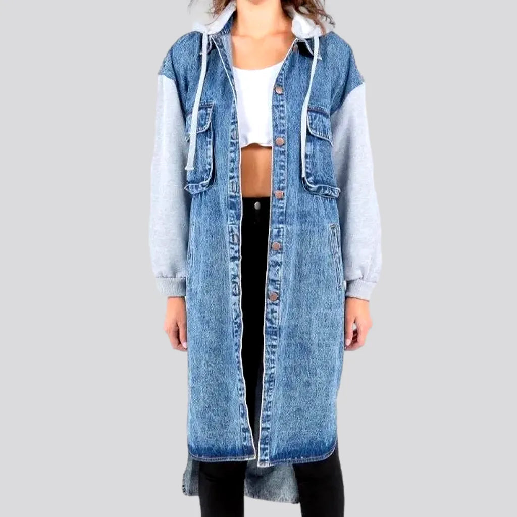 Long women's denim jacket | Jeans4you.shop