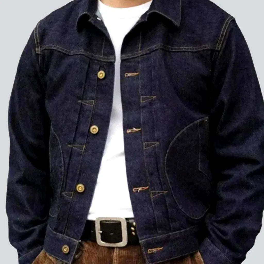 Men's raw selvedge jean jacket | Jeans4you.shop