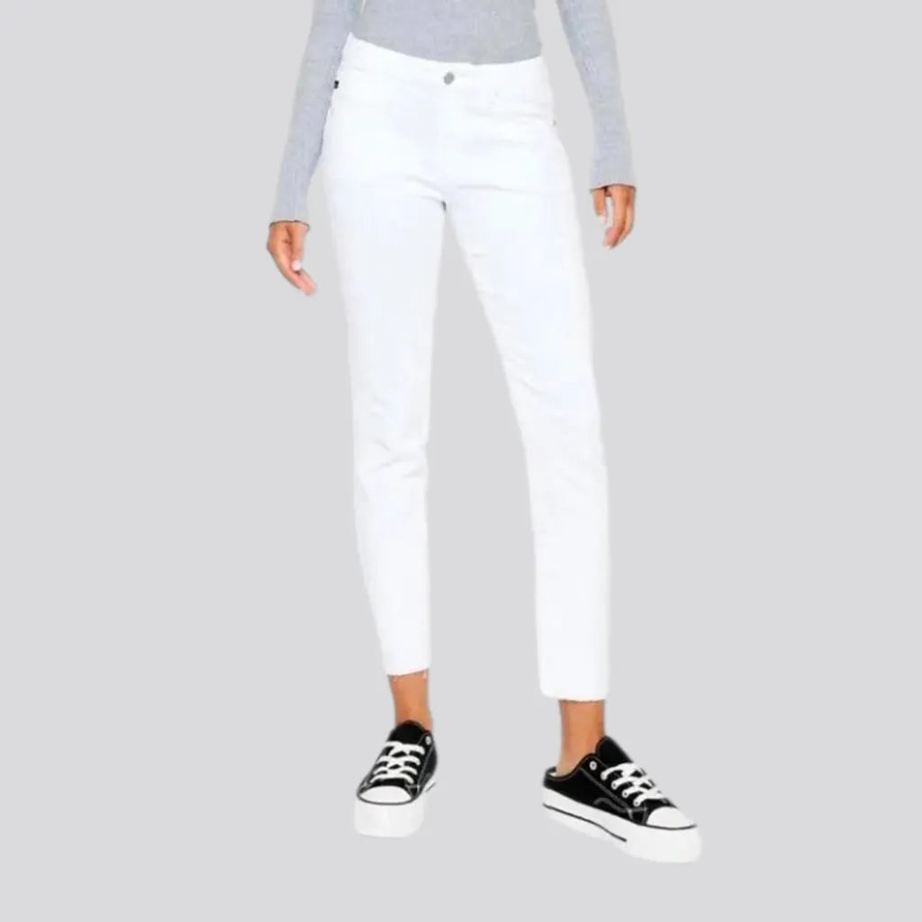 Monochrome casual jeans
 for ladies | Jeans4you.shop