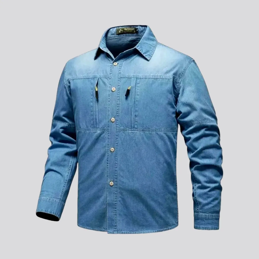 Regular work men's jean jacket | Jeans4you.shop