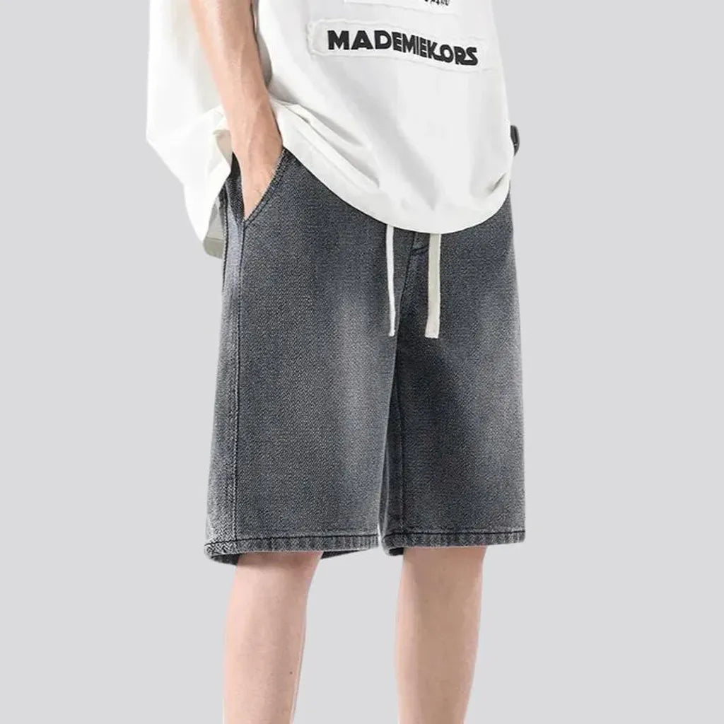Baggy fashion men's jean shorts