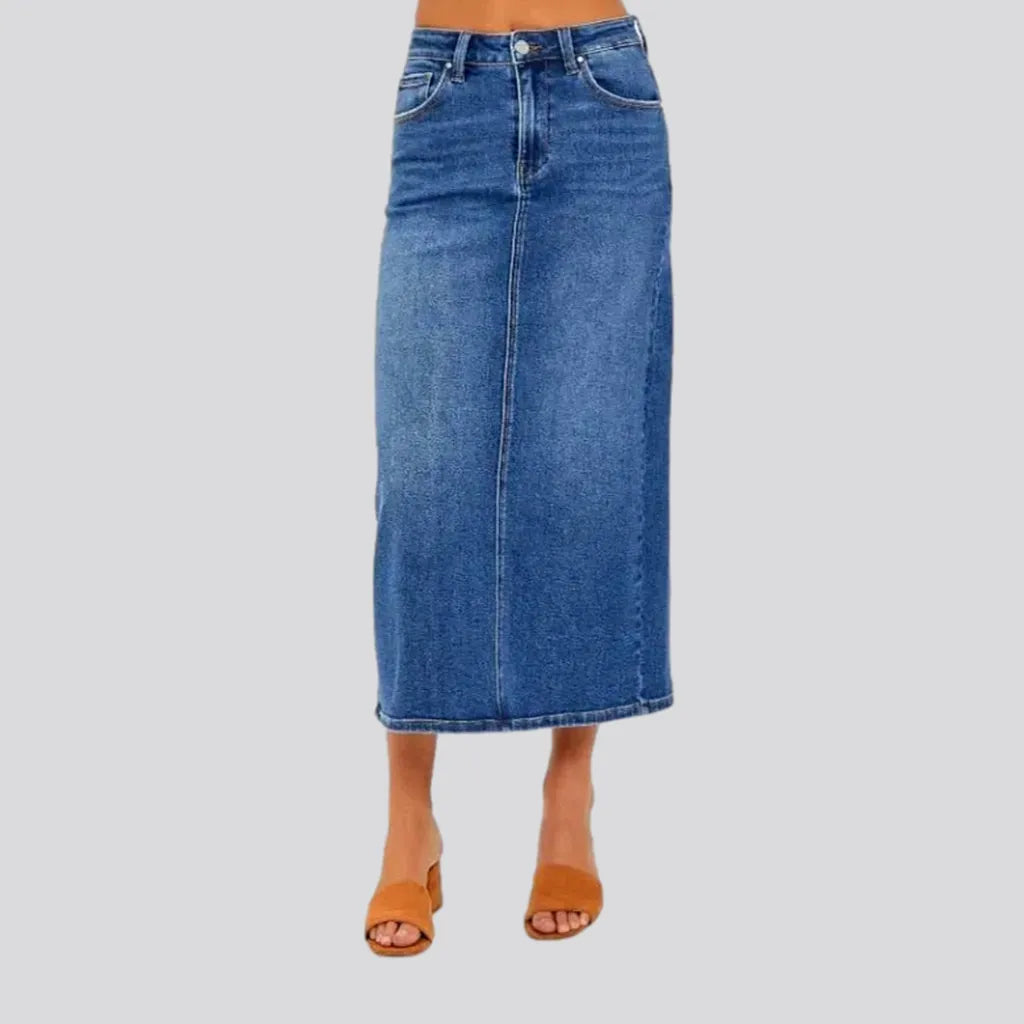 Sanded 90s jean skirt
 for women | Jeans4you.shop
