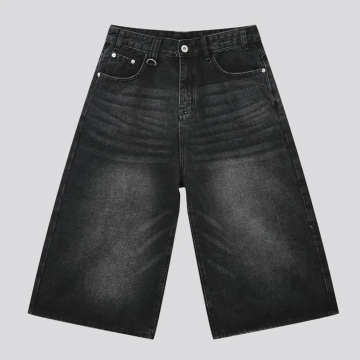 Whiskered men's denim shorts | Jeans4you.shop