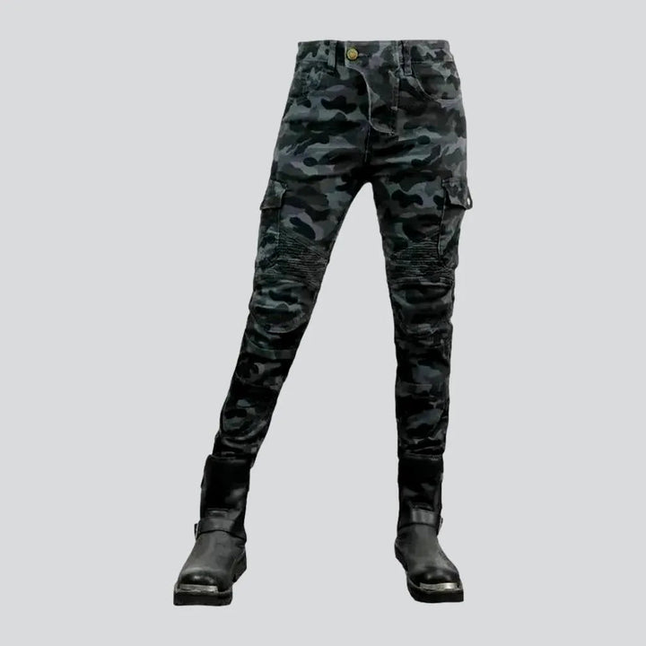Slim High-Waist Denim Pants | Jeans4you.shop
