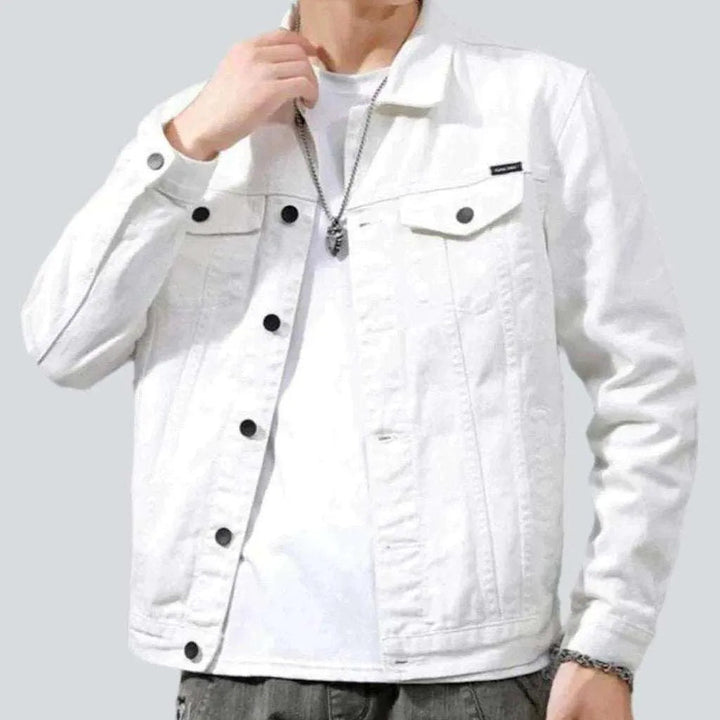 Slim non-formal denim jacket for men | Jeans4you.shop