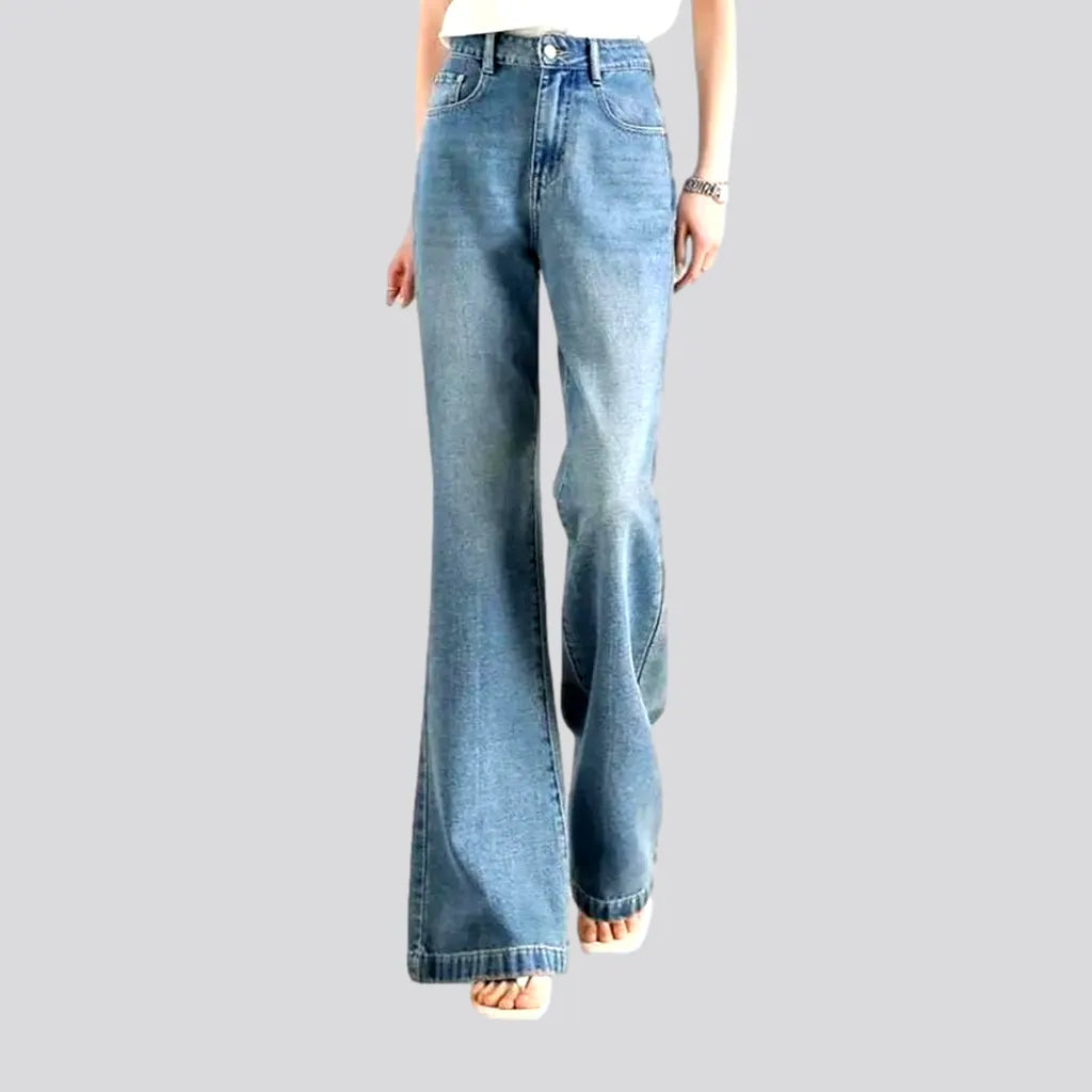 Stonewashed high-waist jeans
 for ladies | Jeans4you.shop